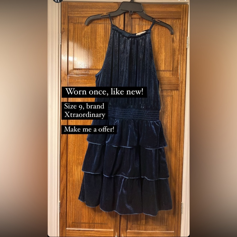 Xtraordinary navy dress
